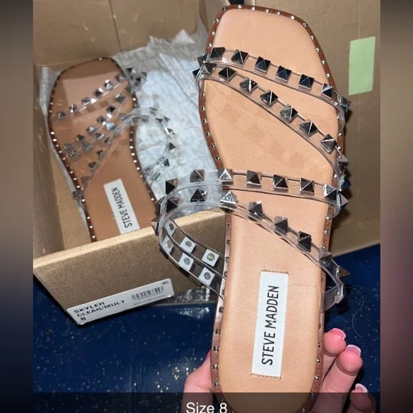Steve Madden Shoes Skyler Clear Steve Madden Sandals Brand New